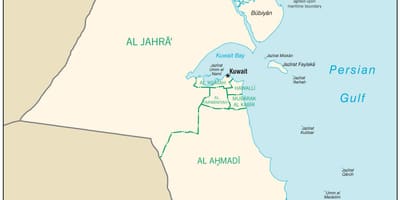 Karta över egaila kuwait